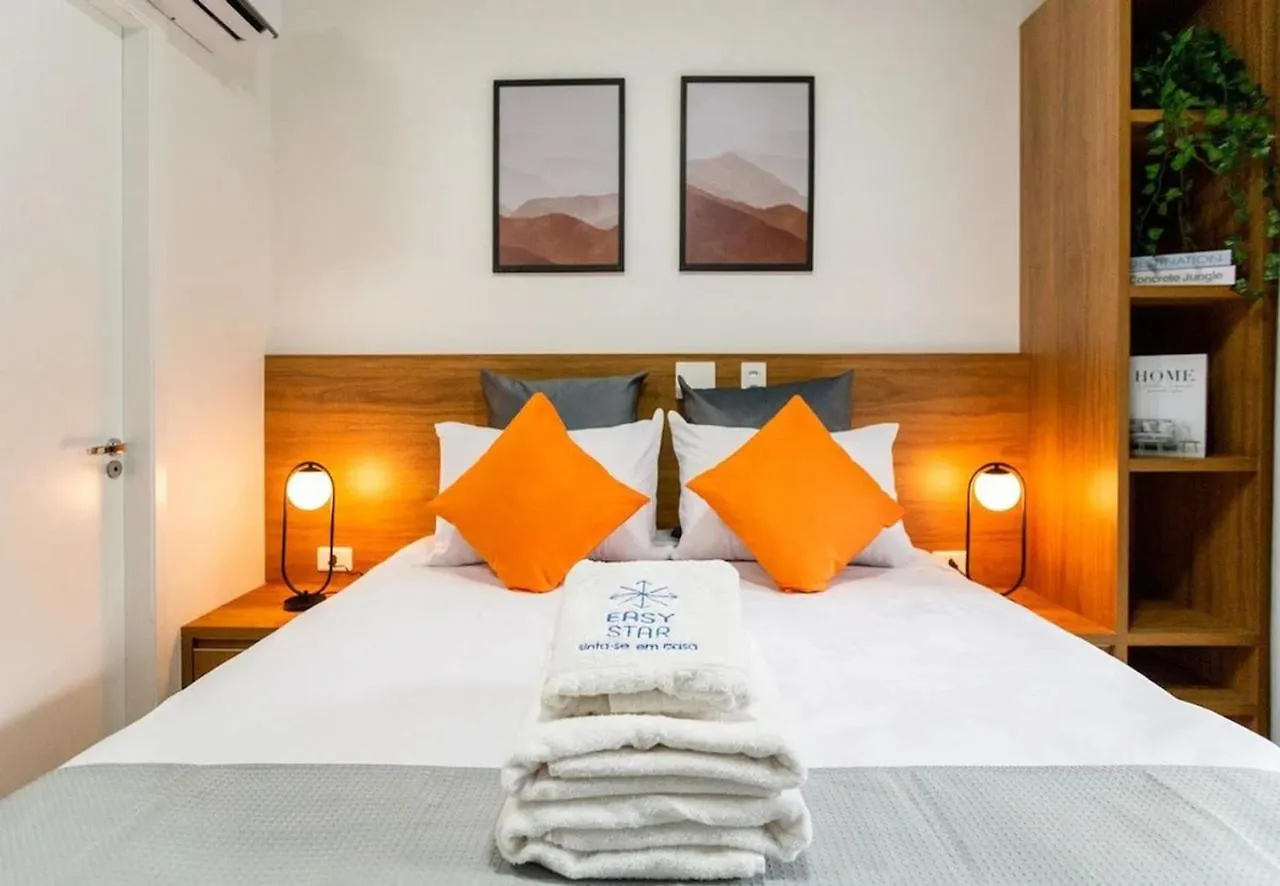 Apartament Easy Star -Studio Encantador Prox. Ao Metro Ana Rosa - Ln03H São Paulo