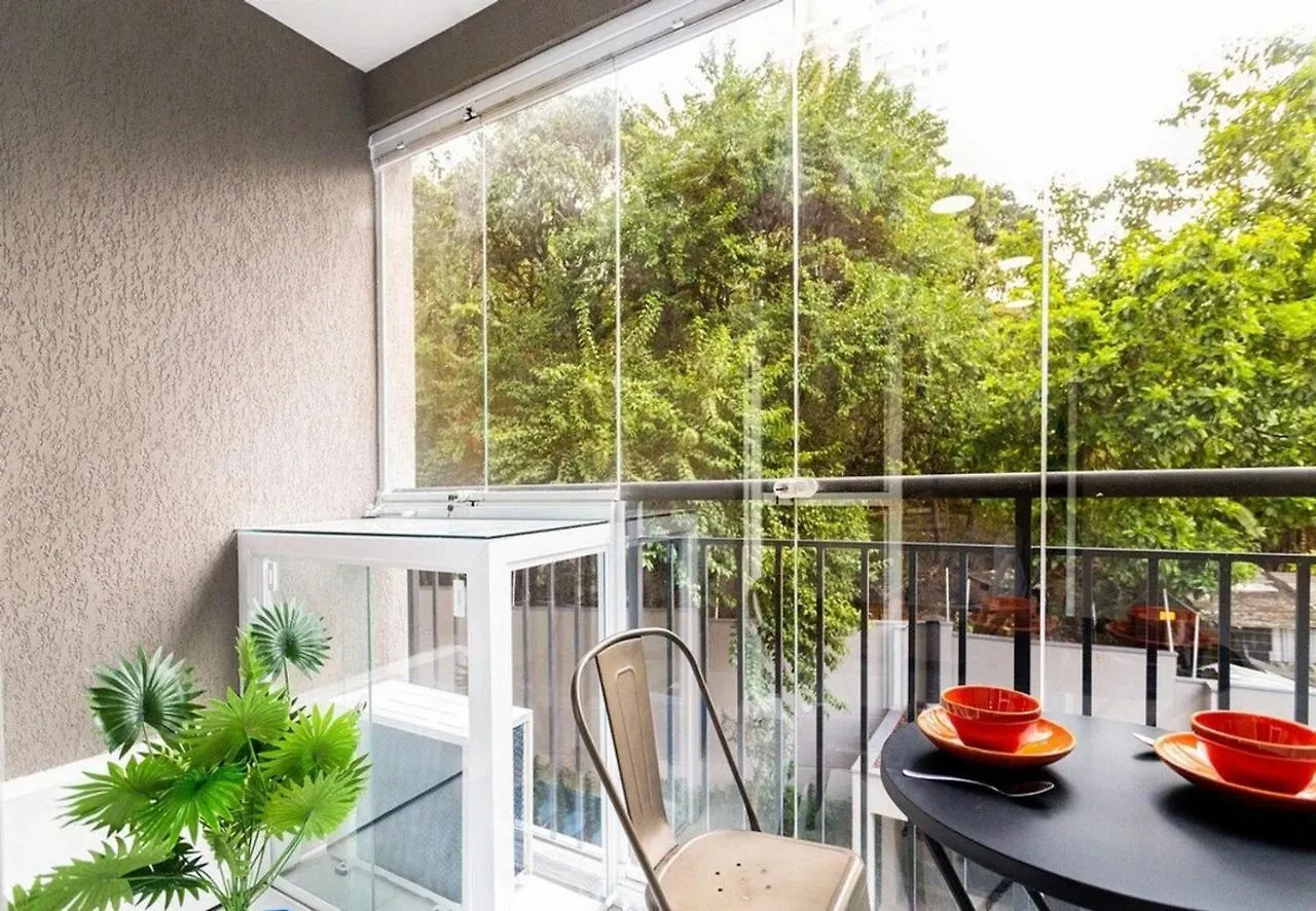 Apartament Easy Star -Studio Encantador Prox. Ao Metro Ana Rosa - Ln03H São Paulo Brazylia
